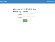 Tablet Screenshot of h2ueditapp.com